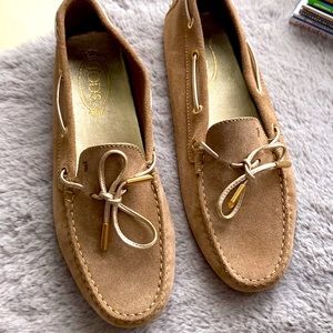 Beautiful Tod’s suede loafers